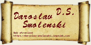 Daroslav Smolenski vizit kartica